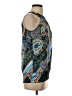 Vanity 100% Polyester Blue Sleeveless Blouse Size S - photo 4