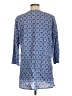 Assorted Brands 100% Cotton Blue 3/4 Sleeve Blouse Size L - photo 2