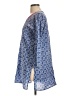 Assorted Brands 100% Cotton Blue 3/4 Sleeve Blouse Size L - photo 5
