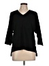 Metric Knits Black Pullover Sweater Size L - photo 1
