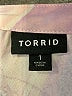 Torrid 100% Polyester Purple Short Sleeve Blouse Size 1X Plus (1) - photo 7
