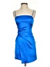 Zara Solid Blue Cocktail Dress Size XS - photo 1