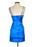 Zara Solid Blue Cocktail Dress Size XS - photo 2