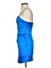 Zara Solid Blue Cocktail Dress Size XS - photo 5