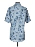 IZOD Tropical Blue Short Sleeve Blouse Size S - photo 2
