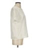 Tory Burch Chevron-herringbone Ivory Short Sleeve Blouse Size S - photo 4