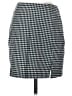 Eyeshadow Houndstooth Black Casual Skirt Size 4 - photo 1