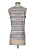 Garnet Hill 100% Organic Cotton Gray Sleeveless Top Size S - photo 2