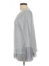 Sioni Silver Long Sleeve Blouse Size L - photo 5