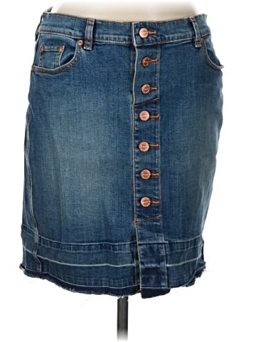 Ann Taylor LOFT Outlet Denim Skirt (view 1)