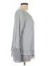 Sioni Silver Long Sleeve Blouse Size L - photo 4
