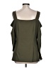 Boston Proper Green Sleeveless Top Size L - photo 2
