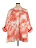 Torrid Tie-dye Orange Jacket Size 4X Plus (4) - photo 1