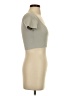Babaton Tan Short Sleeve Turtleneck Size S - photo 4