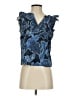 Parker 100% Cotton Blue Tank Top Size S - photo 1