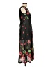 Unbranded Floral Black Cocktail Dress Size L - photo 4