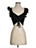 Unbranded Black Short Sleeve Top Size P (estimated, petite) - photo 1