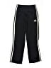 Adidas 100% Polyester Black Track Pants Size 10 - 12 - photo 1