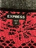 Express Burgundy Cocktail Dress Size S - photo 7