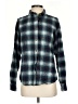L.L.Bean Plaid Teal Long Sleeve Button-Down Shirt Size XS - photo 1