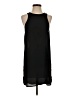 Express 100% Polyester Solid Black Casual Dress Size S - photo 1