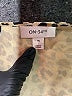 On 34th 100% Recycled Polyester Animal Print Tan Long Sleeve Blouse Size XL - photo 7