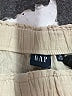 Gap 100% Cotton Solid Ivory Khaki Shorts Size XL (tall) - photo 3
