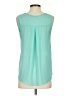Valentine Teal Sleeveless Blouse Size S - photo 2