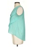Valentine Teal Sleeveless Blouse Size S - photo 5
