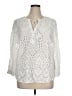 Chico's 100% Cotton White 3/4 Sleeve Blouse Size XL (3) - photo 1