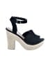 Sun + Stone Black Wedges Size 8 1/2 - photo 1