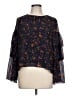 Madewell 100% Polyester Blue 3/4 Sleeve Blouse Size L (estimated) - photo 1
