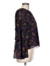 Madewell 100% Polyester Blue 3/4 Sleeve Blouse Size L (estimated) - photo 4