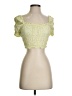 Zara Yellow Short Sleeve Top Size XS - photo 1