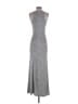 Lou & Grey Chevron-herringbone Silver Cocktail Dress Size XS - photo 2