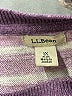 L.L.Bean 100% Cotton Stripes Purple Pullover Sweater Size 1X - photo 7