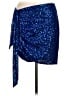 Lioness 100% Polyester Stars Blue Casual Skirt Size M - photo 1