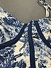 Shein Paisley Blue Cocktail Dress Size 8 - 10 - photo 7