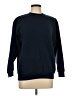 Lands' End Solid Blue Sweatshirt Size L - photo 1