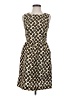 RED Valentino 100% Polyester Tweed Gold Tan Cocktail Dress Size EU (IT) 40 / US 4 - photo 1