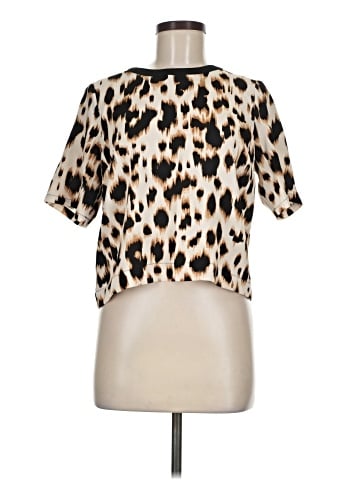 Topshop Short Sleeve Blouse (view 1)