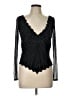 Tadashi Black Long Sleeve Top Size L - photo 1