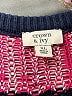 Crown & Ivy Chevron-herringbone Blue Pullover Sweater Size XL - photo 7