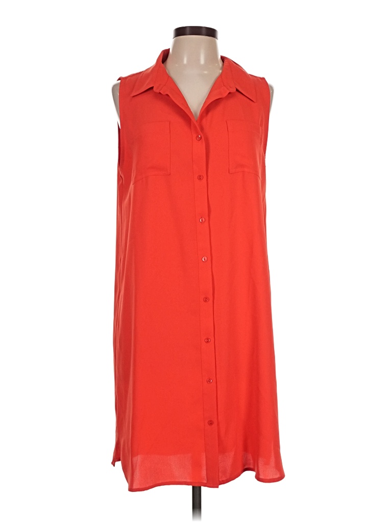 Pre-owned Adrienne Vittadini Casual Dress In Orange