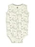 Hb 100% Cotton Paisley Ivory Short Sleeve Onesie Size 9-12 mo - photo 1
