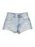 Zara Blue Denim Shorts Size 2 - photo 1
