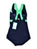 Dolfin 100% Polyester Color Block Blue One Piece Swimsuit Size Sm (32) - photo 2