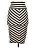 Bebe Chevron-herringbone Ivory Formal Skirt Size XS - photo 2