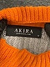 Akira Color Block Orange Pullover Sweater Size M - photo 7