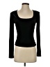 MNG Black Long Sleeve Top Size S - photo 1